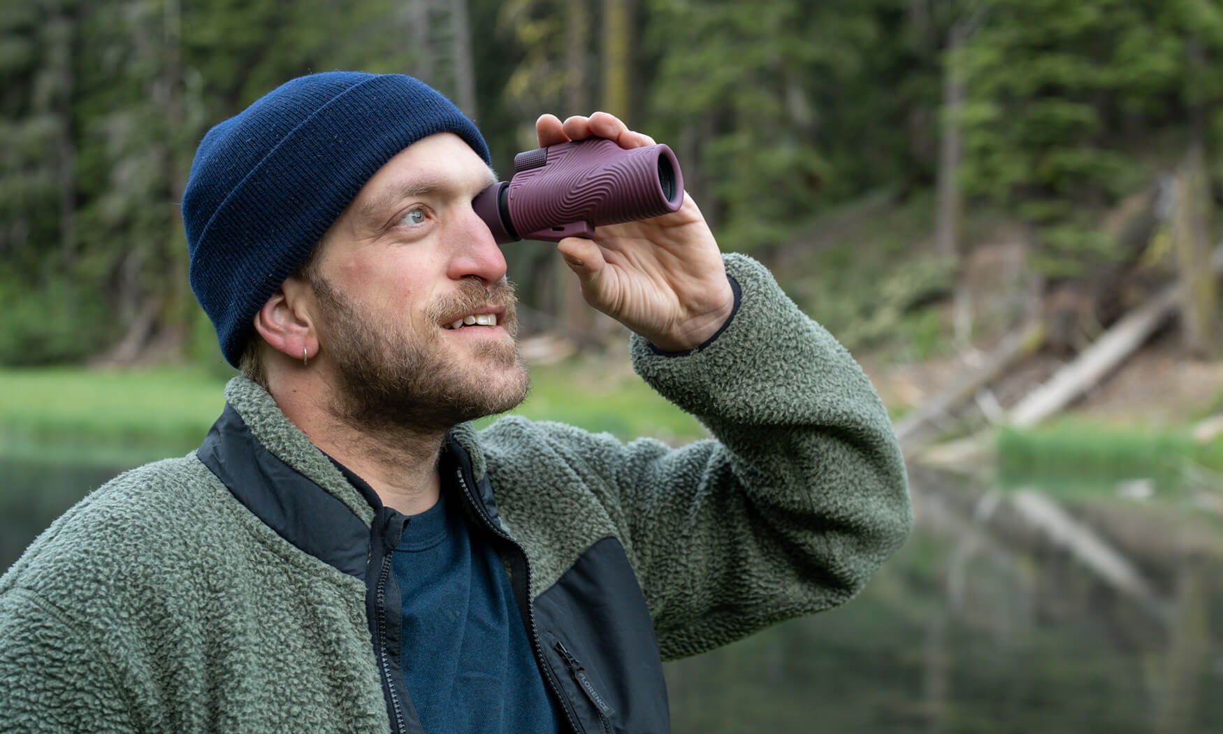 OXBLOOD MAROON Field Tube 10x32 Waterproof Monocular product image #4