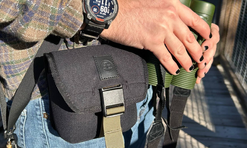 Charcoal (Black) 25mm Binocular Pouch product image #2