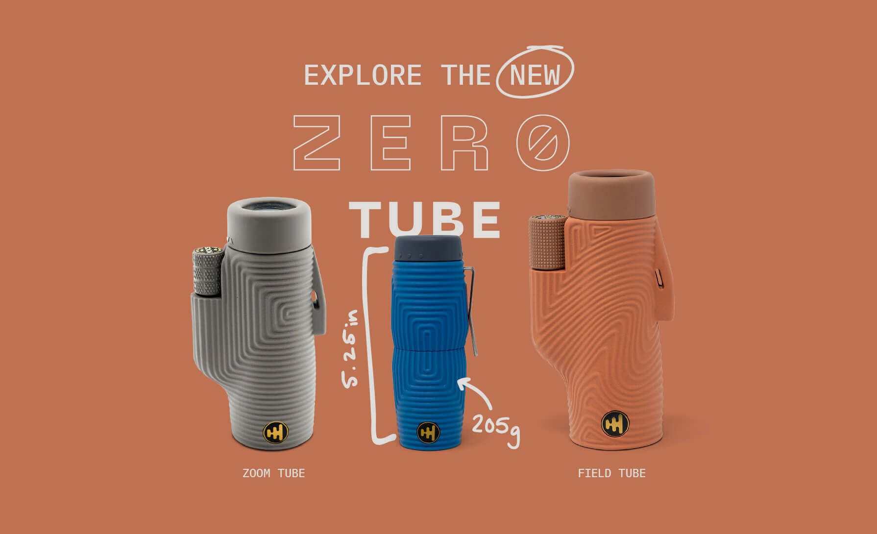 Off-Piste (Red) Zero Tube 10x25 Waterproof Monocular product image #2